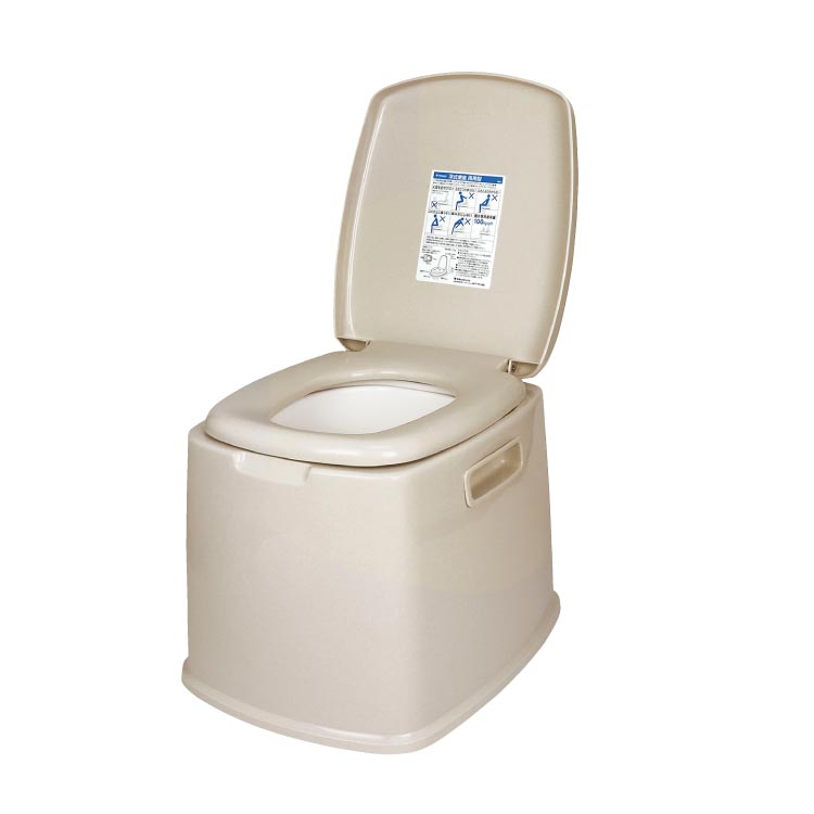 電動ポータブルトイレ ベージュ 商品詳細｜ホームセンターバロー